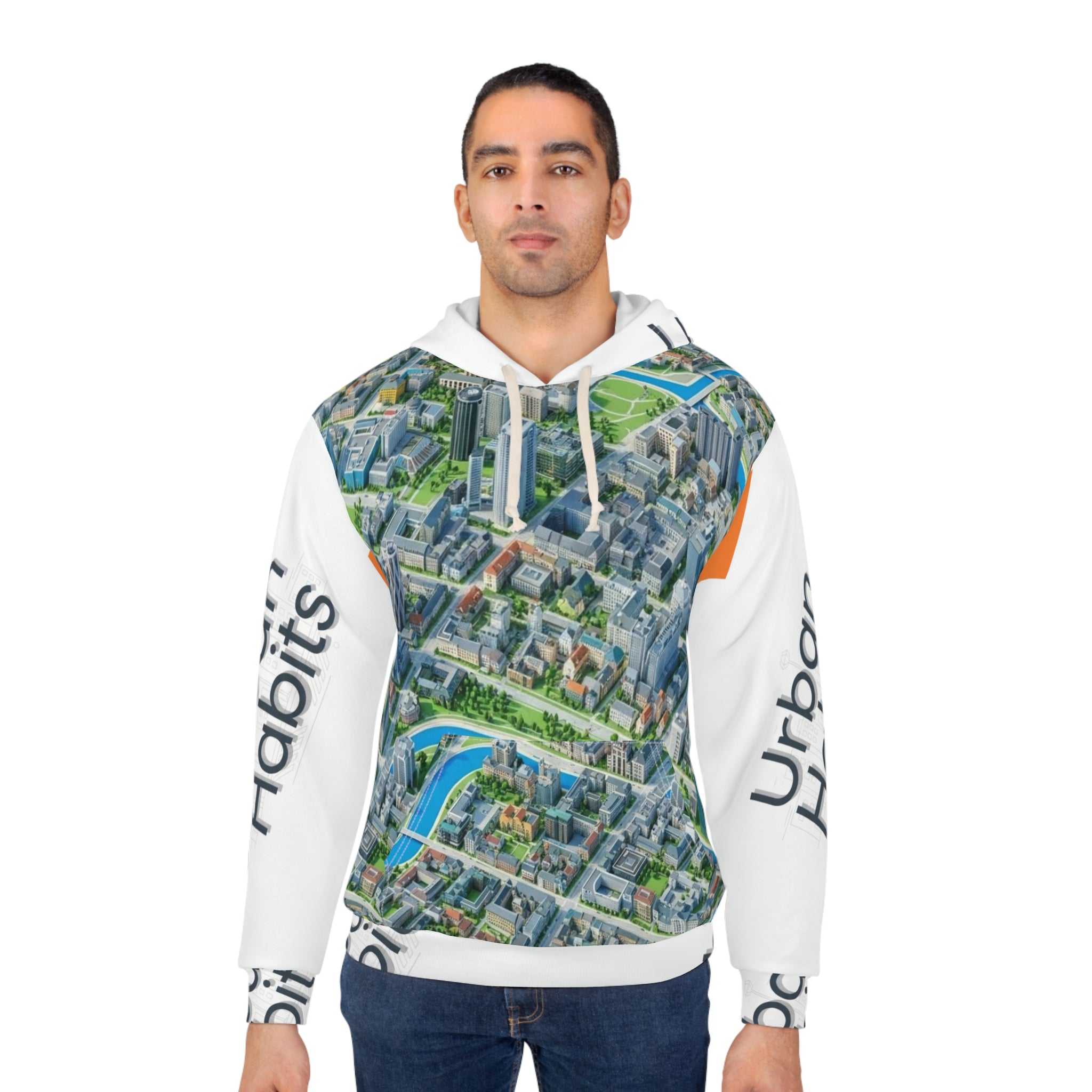 City Map Hoodie – Urban Habits All-Over Print Pullover