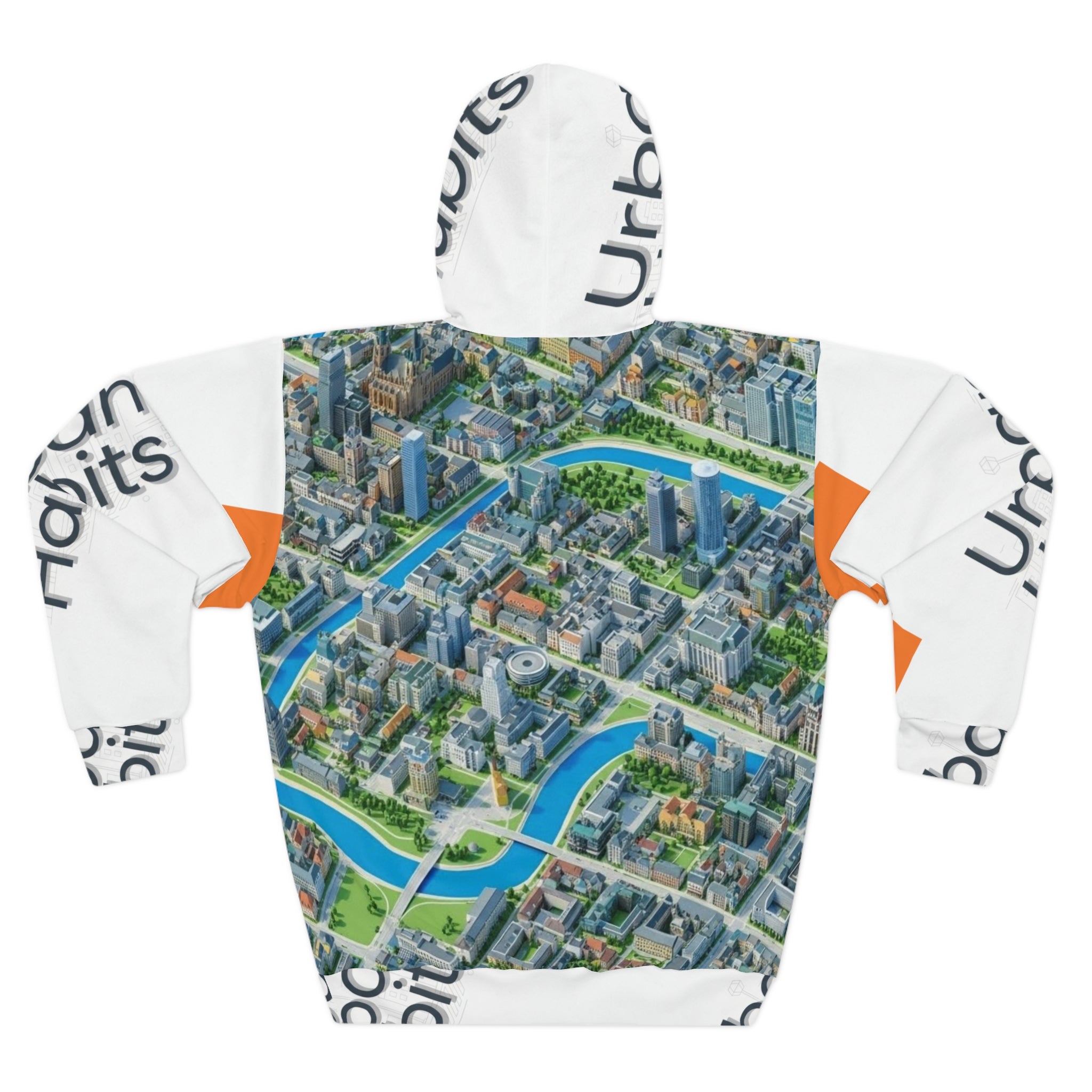 City Map Hoodie – Urban Habits All-Over Print Pullover