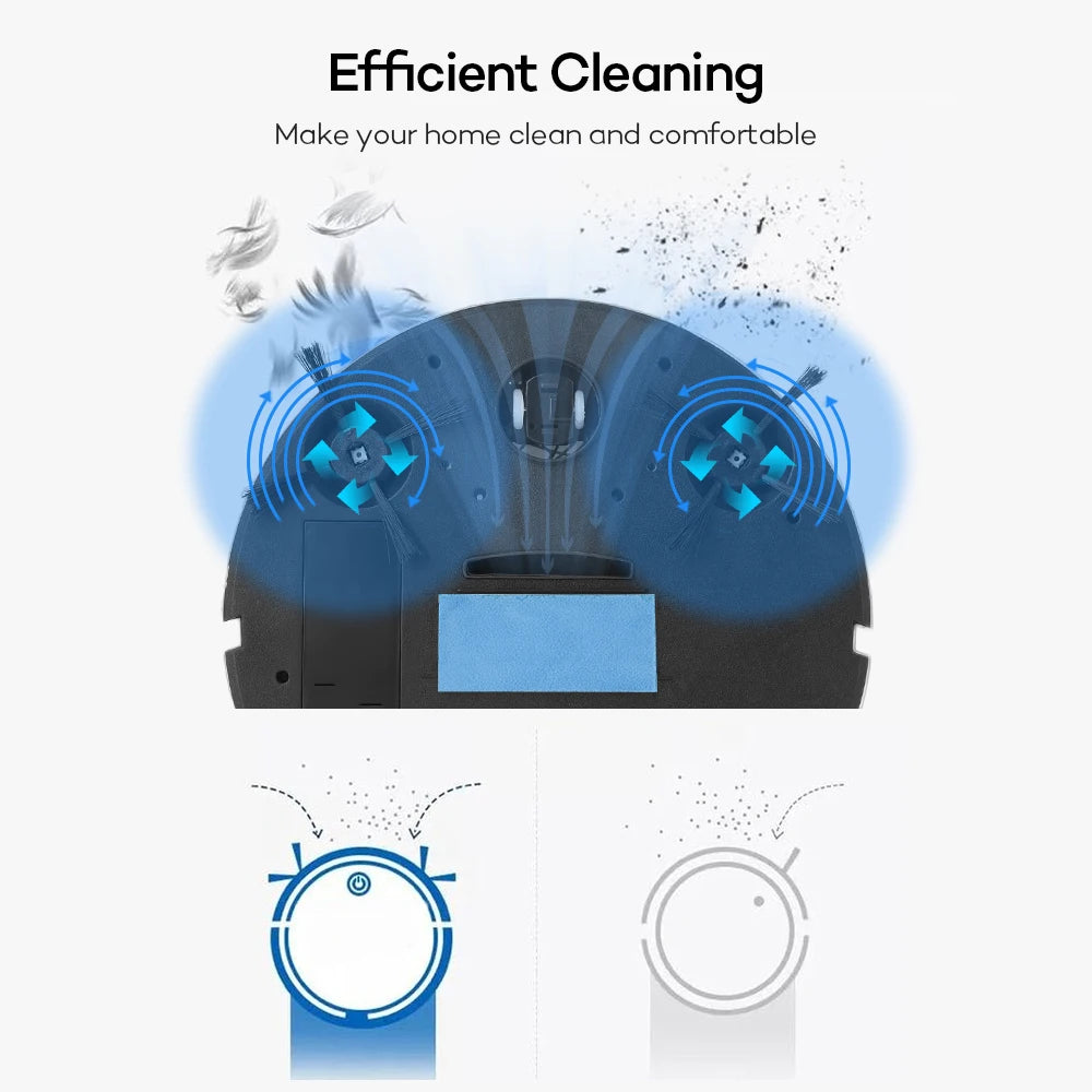 New 5-in-1 sweeping robot mopping and vacuuming strong clean air purification intelligent robot household appliances